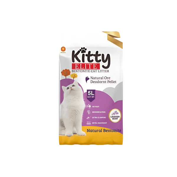 Kitty Elite Bentonite Cat Litter (Lavender)