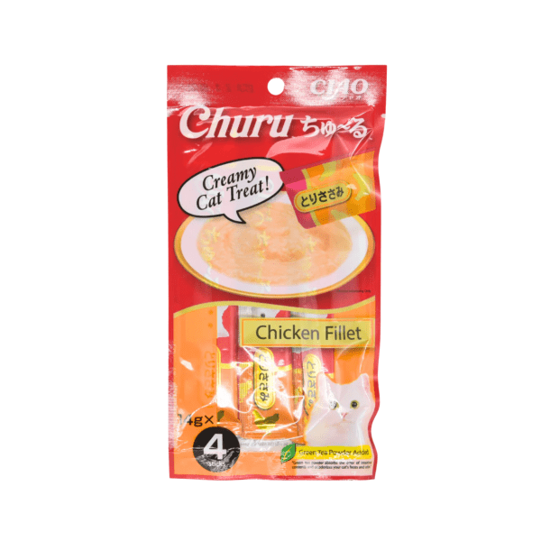 CIAO Chu-ru Cat Treat Sasami Chicken Fillet- 14g×4