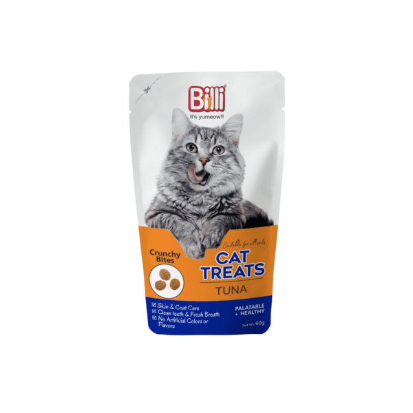 Billi Crunchy Bites Dry Cat Treat Tuna