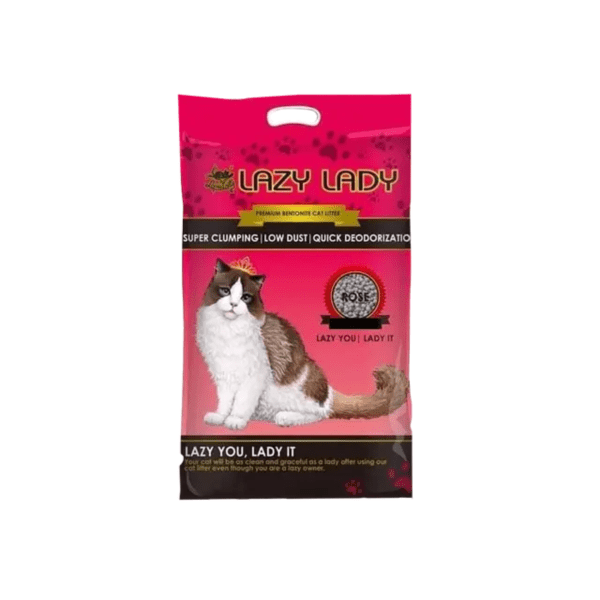 Lazy Lady Bentonite Cat Litter (Rose)