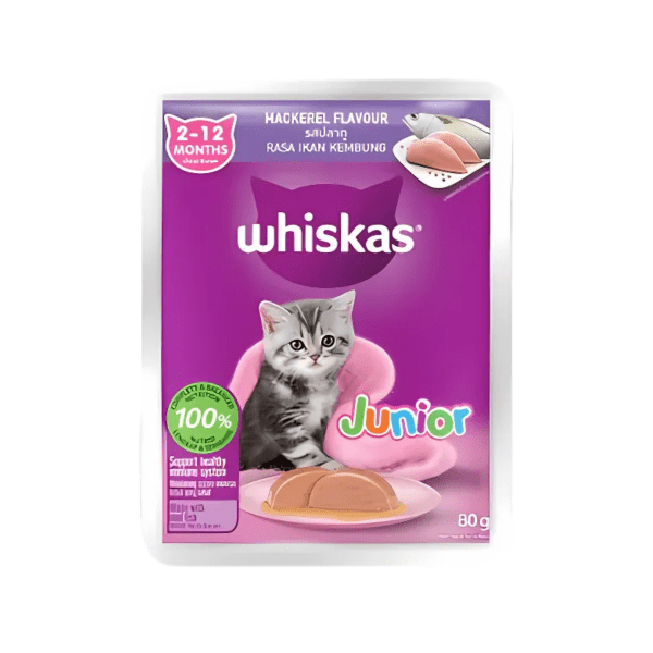 Whiskas Junior Mackerel Flavour Kitten Food