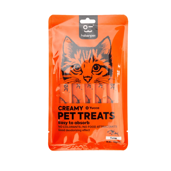 Haisenpet Creamy Cat Treat Tuna 75gm (5×15gm)