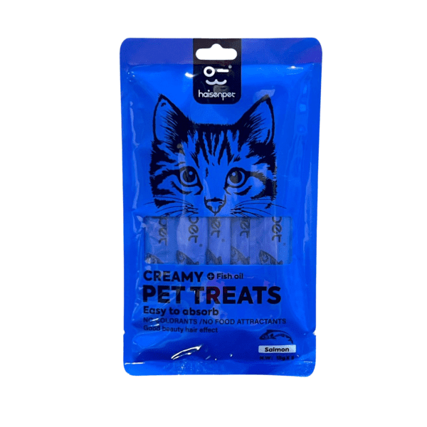 Haisenpet Premium Creamy Treat Salmon Flavour (15×5) gm
