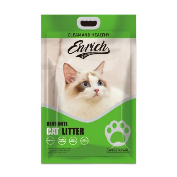 Enrich Bentonite Cat Litter Apple  - Khilgaon Pet Shop