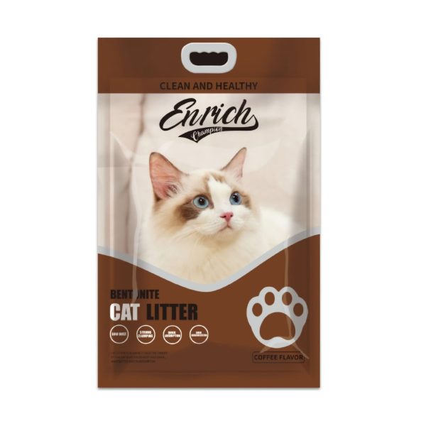 Enrich Bentonite Cat Litter Coffee - Khilgaon Pet Shop