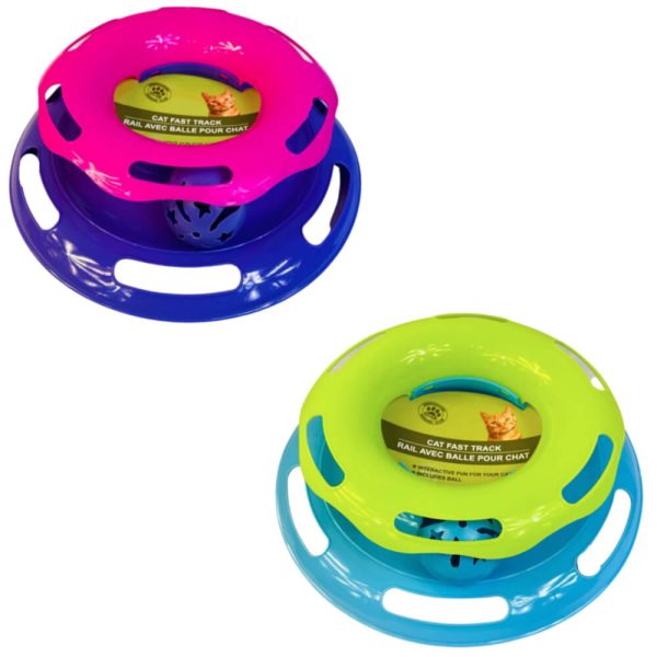 Cat Toy Fast Track Rail Avec Balle Pour Chat - Petco BD