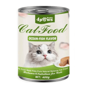 Naughty 4paws Cat Can Food Ocean Fish Flavor In Pate 375g - Petco BD
