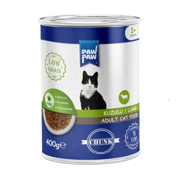 Paw Paw Adult Canned Cat Food Lamb 400g - Pet Zone BD