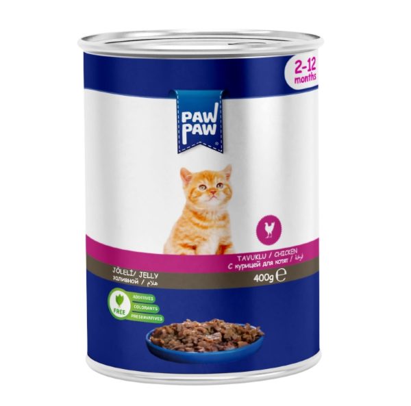 Paw Paw Kitten Can Food Chicken 400g - Pet Zone BD