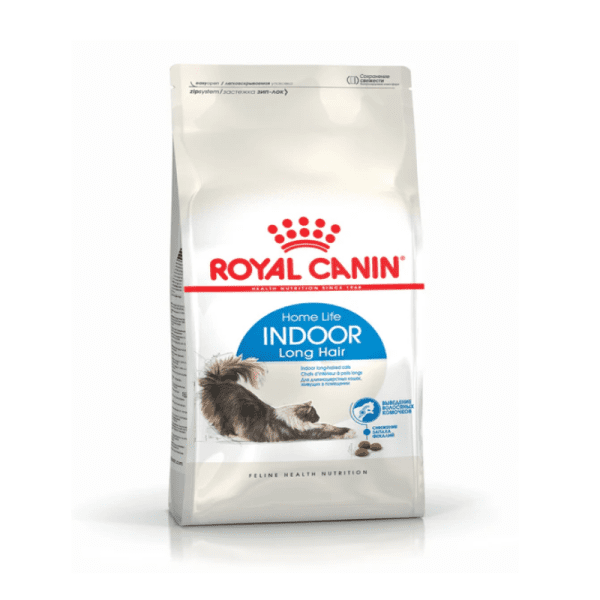 Royal Canin Indoor Long Hair Adult Dry Cat Food 2kg - Petco BD