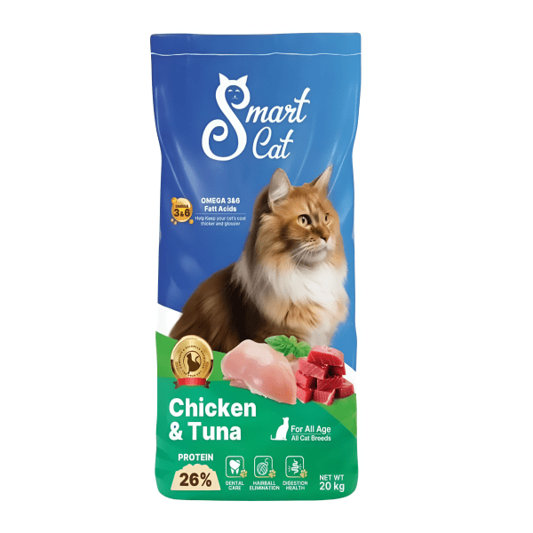 SmartCat Adult Cat Food Chicken and Tuna 1kg