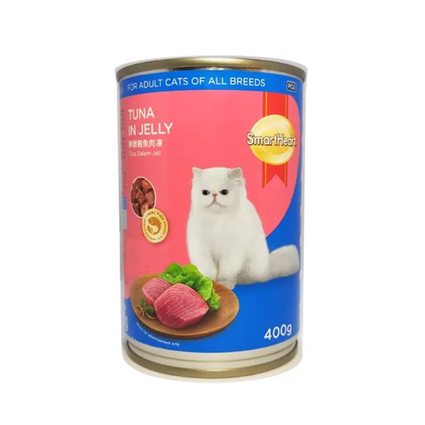 SmartHeart Cat Can Food – Tuna in Jelly (400gm) - Petco BD