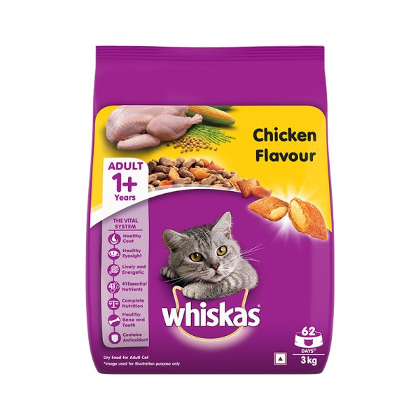 Whiskas Adult Cat Dry Food - Chicken - Petco BD
