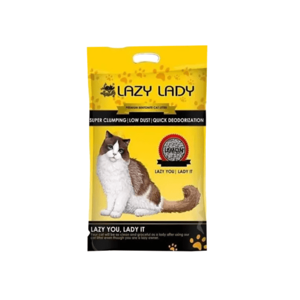 Lazy Lady Bentonite Cat Litter (Lemon)