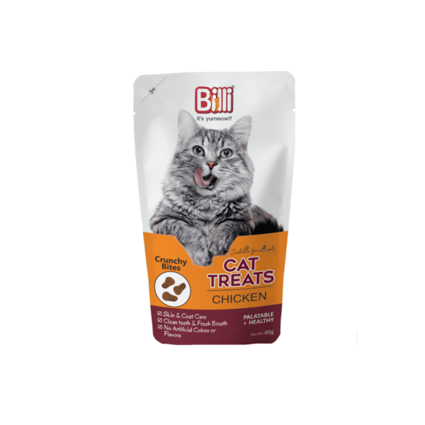 Billi Crunchy Bites Chicken Cat Treats