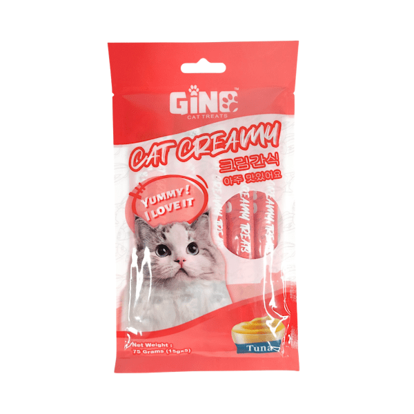 Naughty 4 paws Cat Treat Single Stick 15 gm(5pc) Tuna