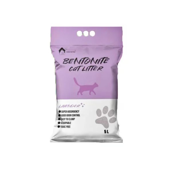 Greenenqi Bentonite Cat Litter - Lavender