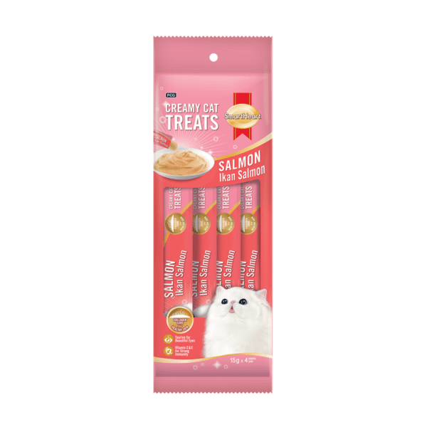 SmartHeart Creamy Cat Treat – Salmon Flavour