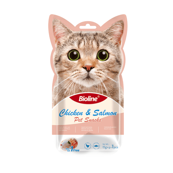 Bioline Cat Treats Chicken & Salmon
