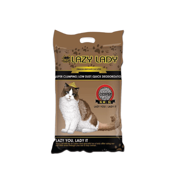 Lazy Lady Bentonite Cat Litter (Coffee)