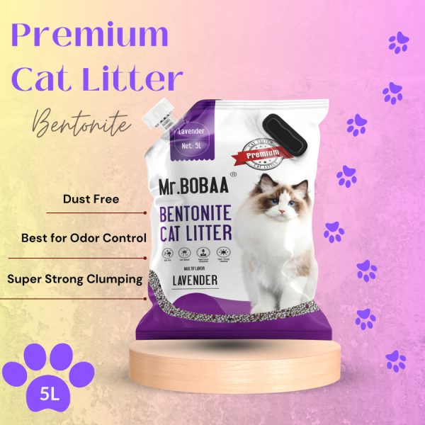 Mr bobaa clumping cat litter - Lavender