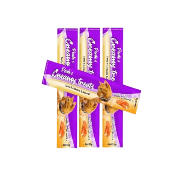 Black Catz Pride’s Cat Creamy Treat in Salmon 5pcs