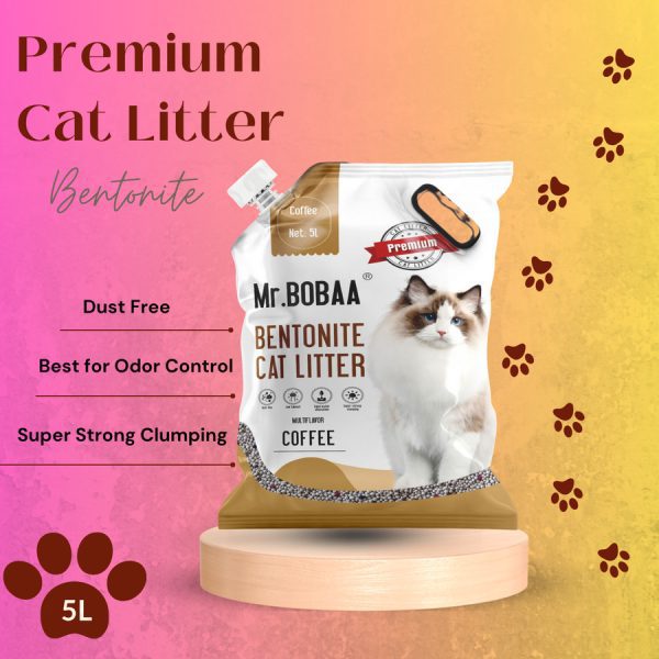 Mr bobaa clumping cat litter - Coffee