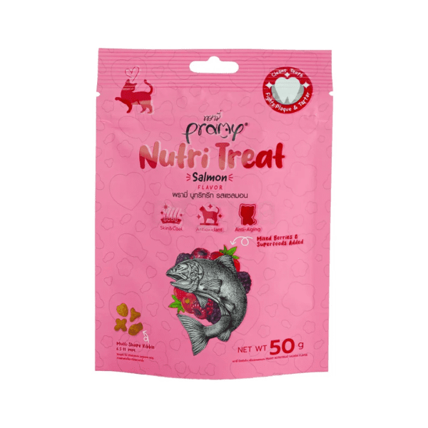 Pramy Nutri Treat Dry Cat Treat Salmon