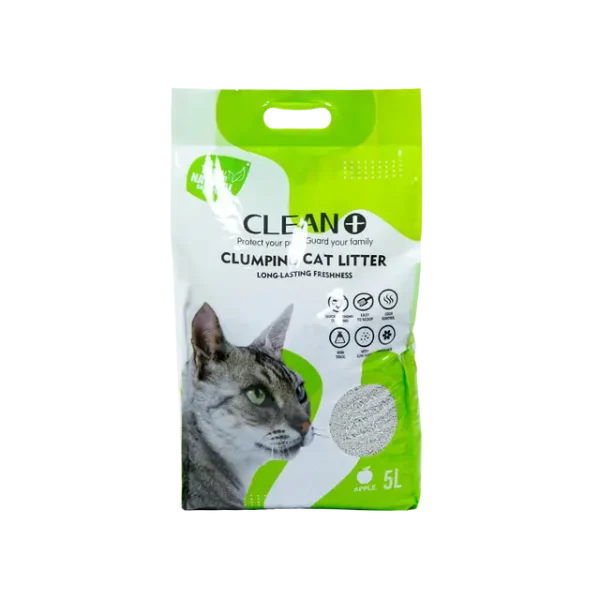 Clean Plus Clumping Cat Litter Apple