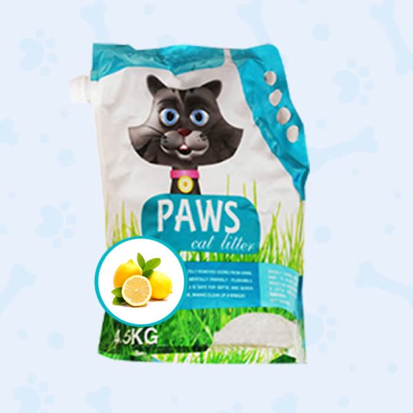 Paws Bentonite Cat Litter - Lemon