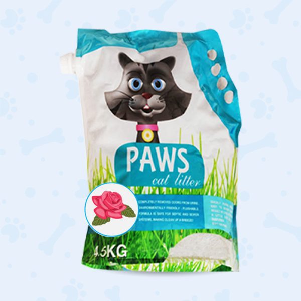 Paws Bentonite Cat Litter - Rose