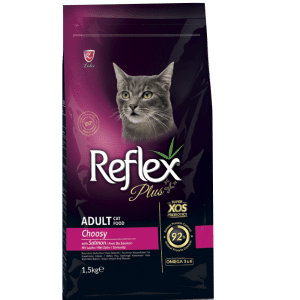 Reflex Plus Adult Cat Food Choosy Salmon 1.5kg - Petco BD