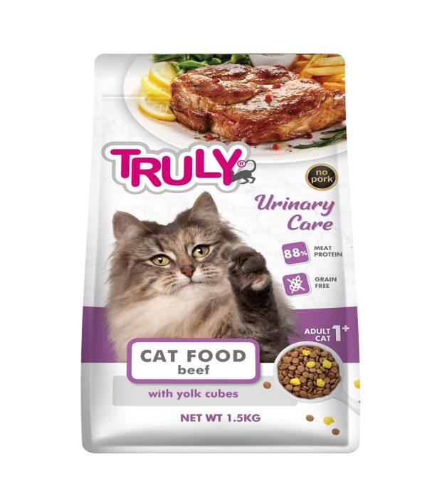 Truly Urinary Care Adult Cat Food Beef 1.5kg - Petco BD