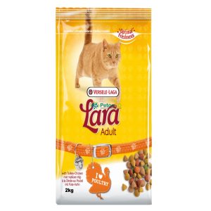 Versele-Laga Lara Adult Cat Dry Food - Turkey & Chicken - Petco BD